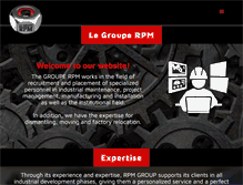 Tablet Screenshot of grouperpm.com